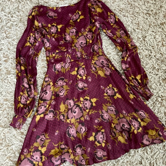 Free People Purple Morning Light Dress - Picture 4 of 7